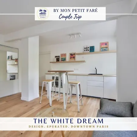 Le Reve Blanc -lumineux & Cosy- Independant Appartamento Parigi